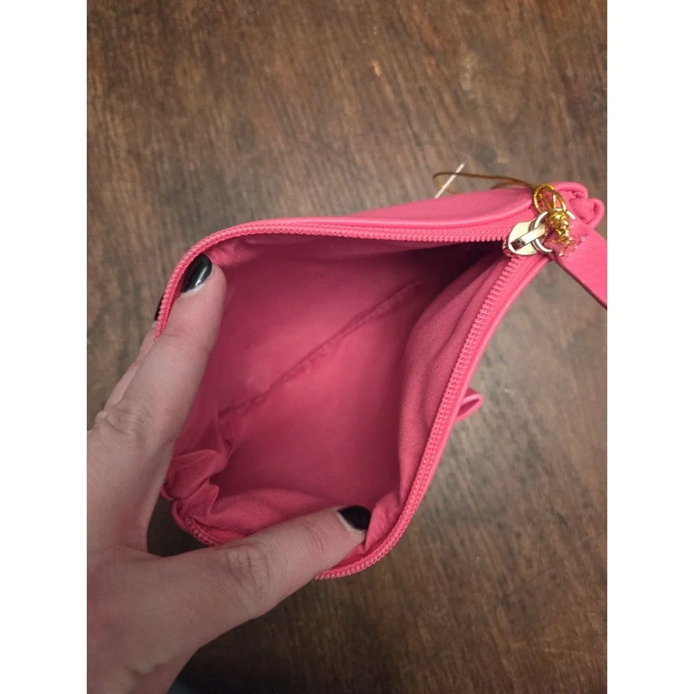 New‎ With Tags Simply Southern Initial Makeup Bag Pink 